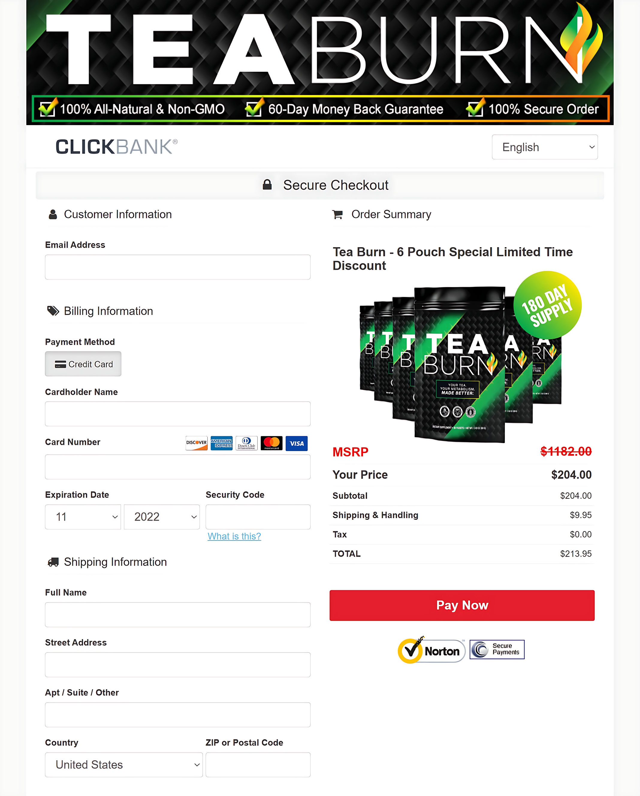 Order Page